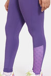 Zelocity True Curv Quick Dry Gym Leggings - Imperial Purple — thumbnail 6